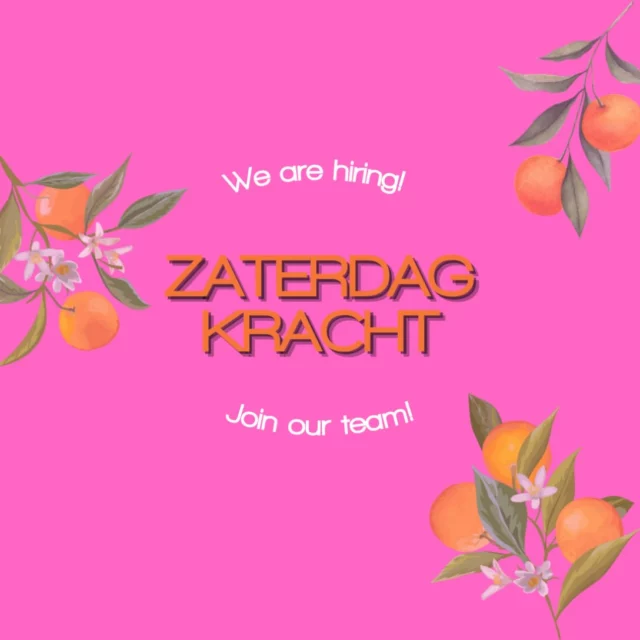 ✨ WE ARE HIRING! ✨

Ben jij enthousiast, weet je van aanpakken én heb je iets met beauty & gezondheid? 💄 Dan zijn wij op zoek naar jou!

Voor onze winkel zijn we op zoek naar een gezellige, enthousiaste zaterdag- en vakantiekracht die ons team komt versterken. 🧡

✔️ Zaterdagen
✔️ Vakanties
✔️ Gezellig team
✔️ Veel afwisseling
✔️ Affiniteit met beauty & gezondheid is een must

Lijkt dit jou wat? Of ken je iemand die perfect bij ons past? Stuur ons een DM, mail naar info@vandekraats-veenendaal.nl, bel naar 0318-512334 óf kom gezellig even bij ons langs! 💌

Tag diegene hieronder 👇🏼

#vacature #werkenbij #veenendaal #bijbaan #zaterdagbaantje